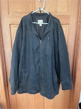 True nation Men’s Casual Western duster Zipper Jacket